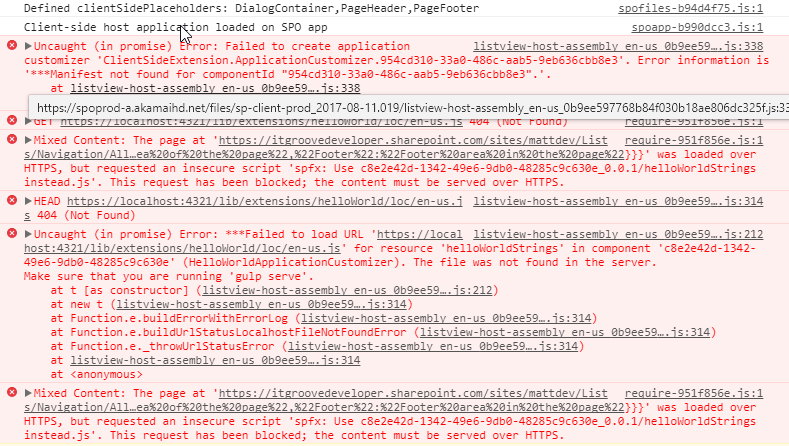 No longer able to load extensions in developer tenancy · Issue #798 ...