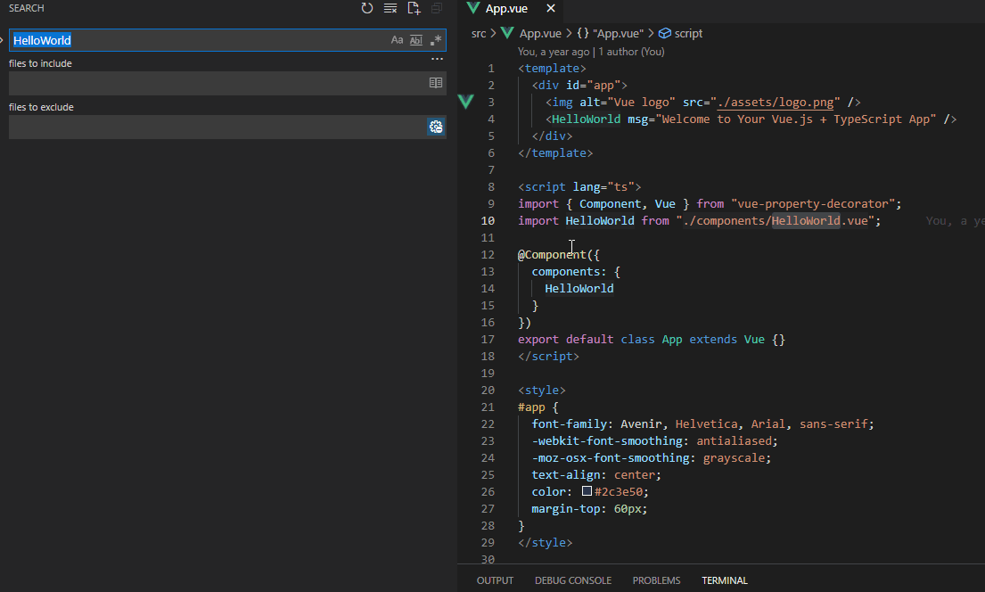 vscode ctrl shift F not seeding selection if search result list is