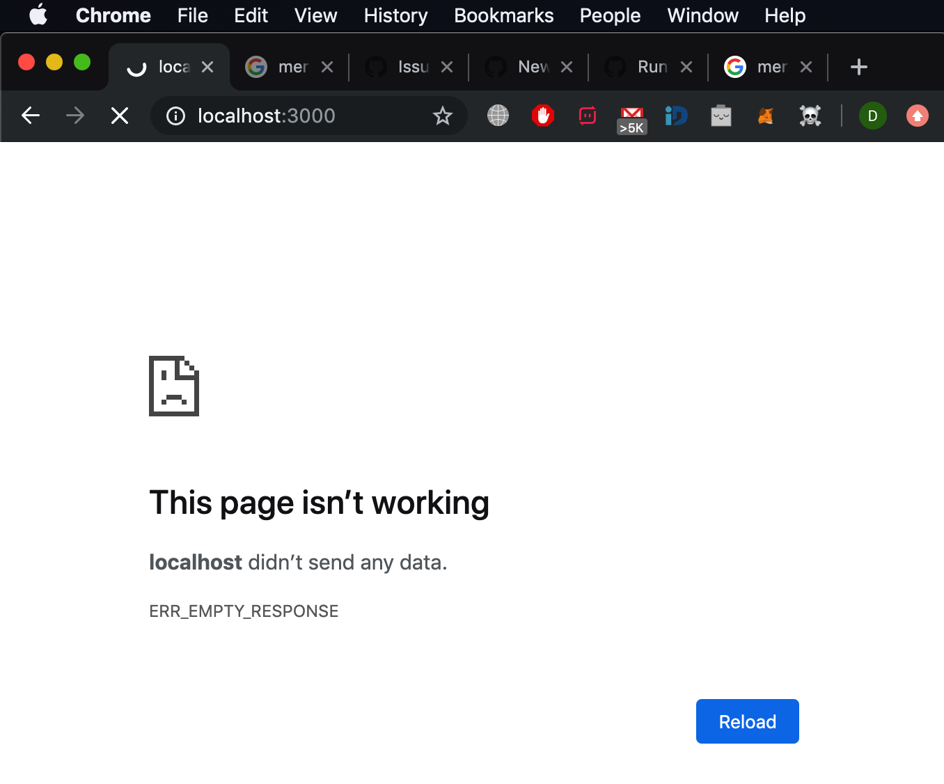 Main page not opening · Issue #3 · shamahoque/mern-skeleton · GitHub