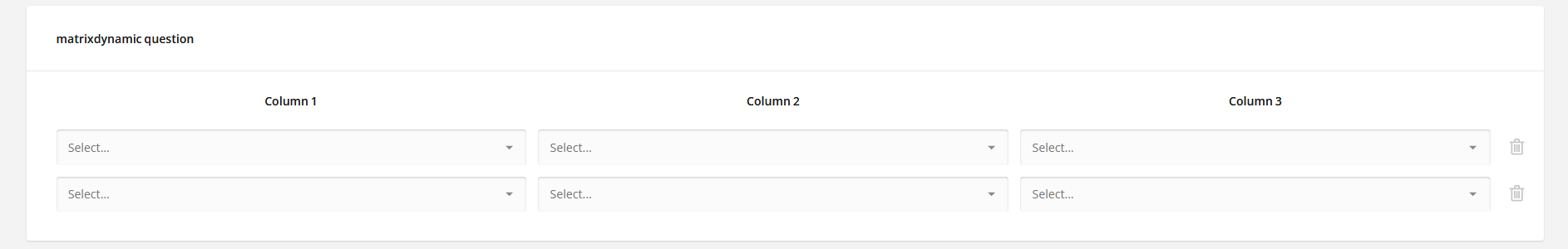 Button for adding row appears in matrixdynamic question even though ...