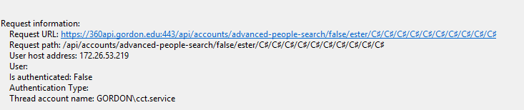 investigate odd URL sent to API server · Issue #631 · gordon-cs/gordon ...