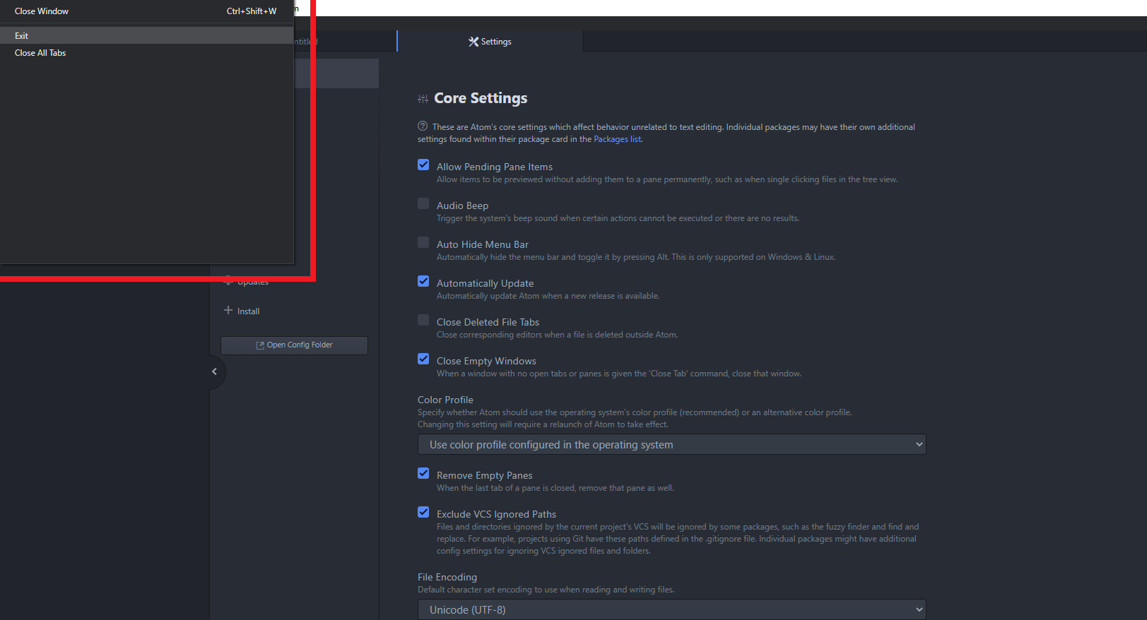 File menu disappearing · Issue #22272 · atom/atom · GitHub