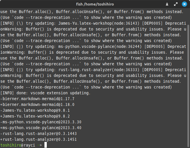 cli tool to update vscode extensions · GitHub