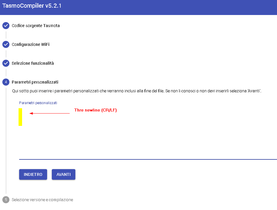 5.2.1 - Custom parameters contains by default 3 newlines · Issue #182 ...
