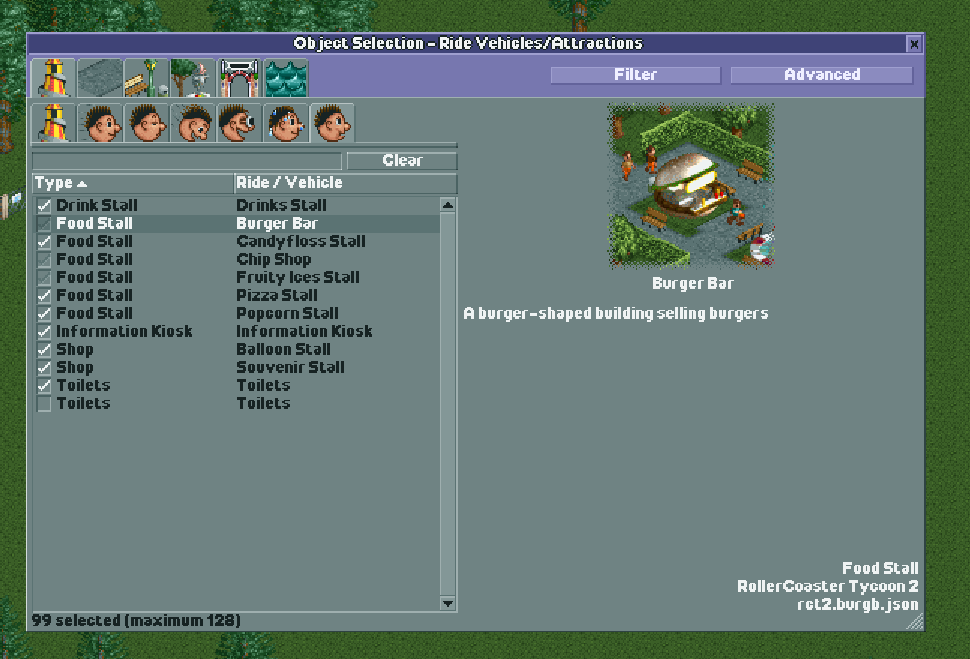 object selection rct1 art