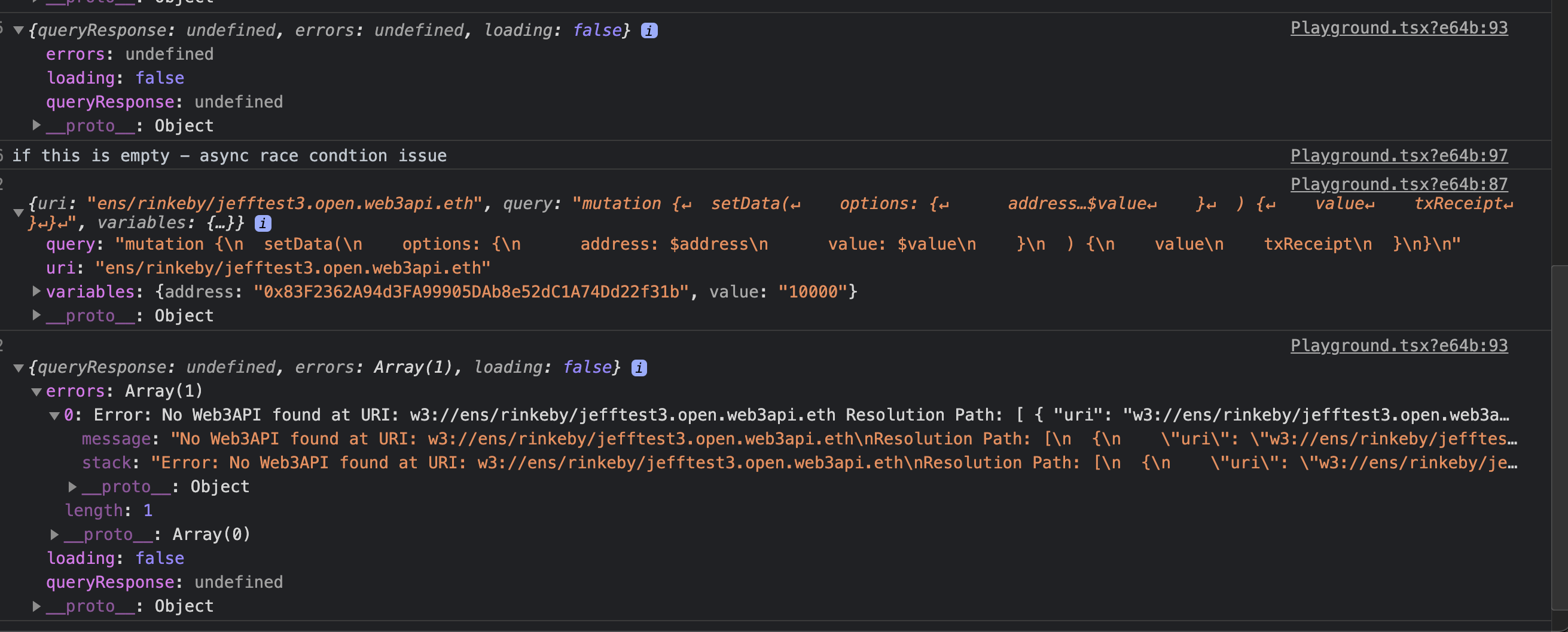 React web3 api wrapper - Race condition issue on execute() · Issue #350 ...