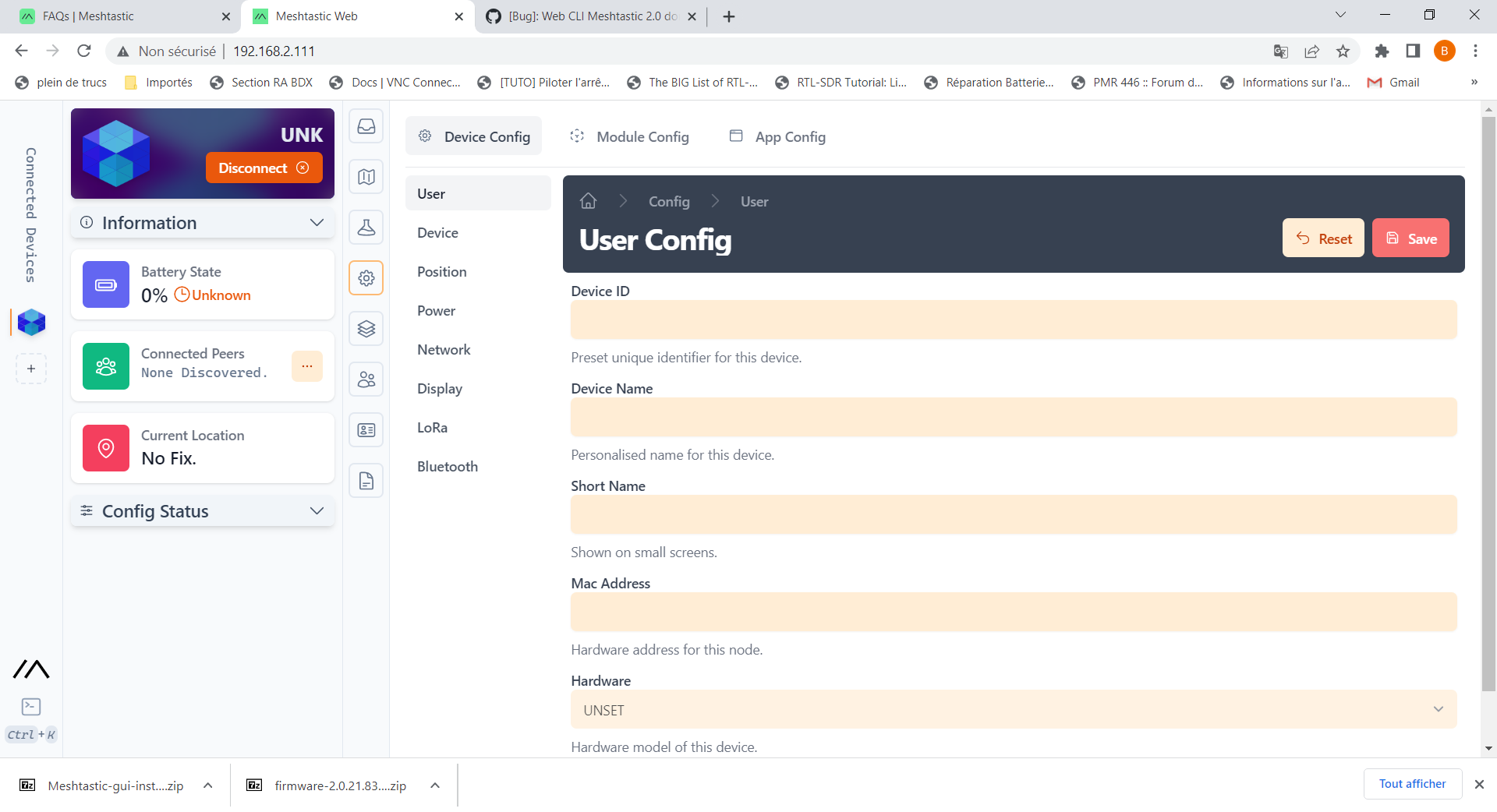 [Bug]: Web CLI Meshtastic 2.0 don't run well · Issue #94 · meshtastic ...