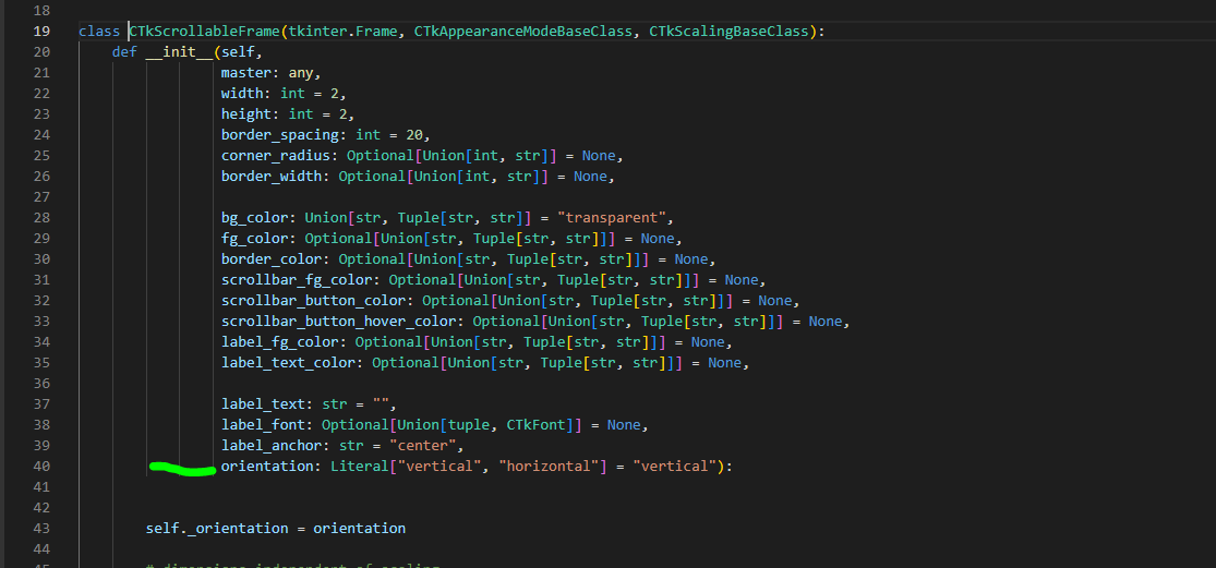 yview for ScrollableFrame · Issue #1485 · TomSchimansky/CustomTkinter ...