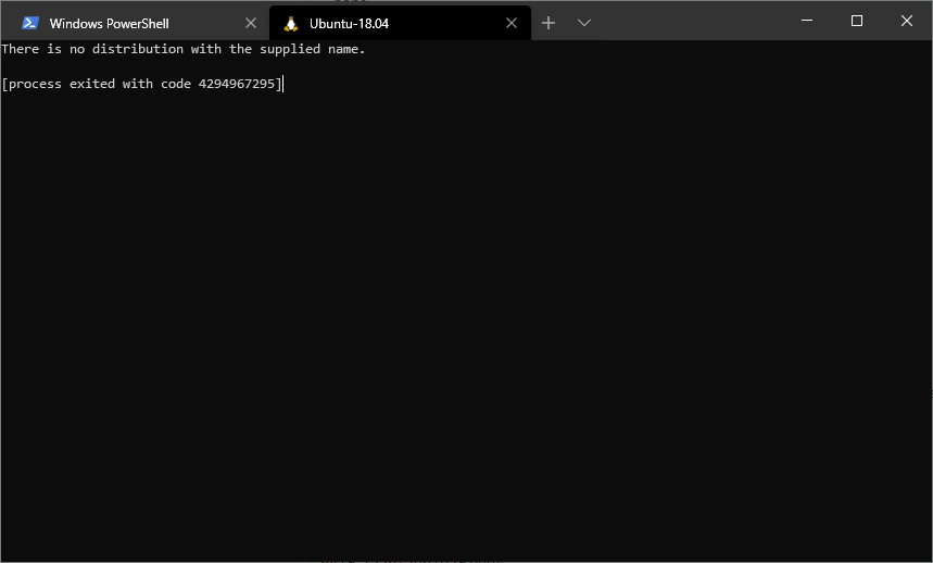 wsl --unregister doesn't cause Linux distribution to disappear from New ...