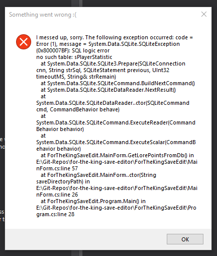 Missing dll in build · Issue #1 · warsnek/for-the-king-save-editor · GitHub