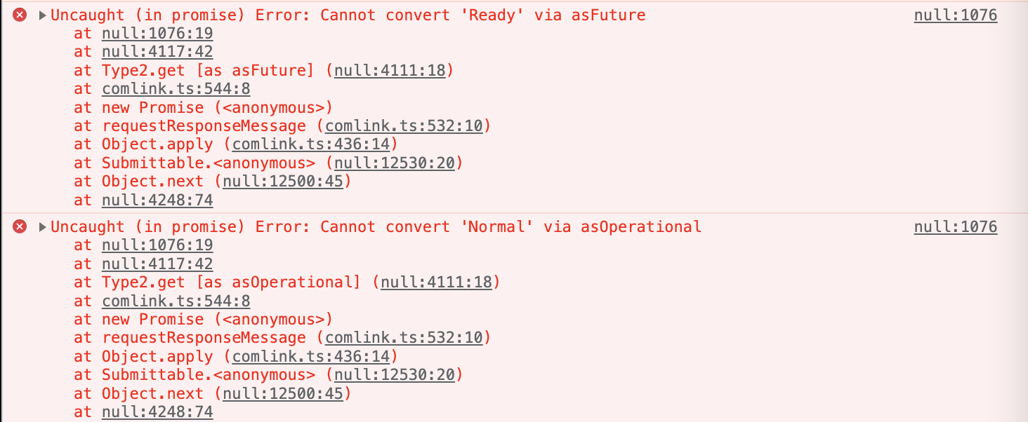 Errors in the console when transaction is processing · Issue #2997 ...
