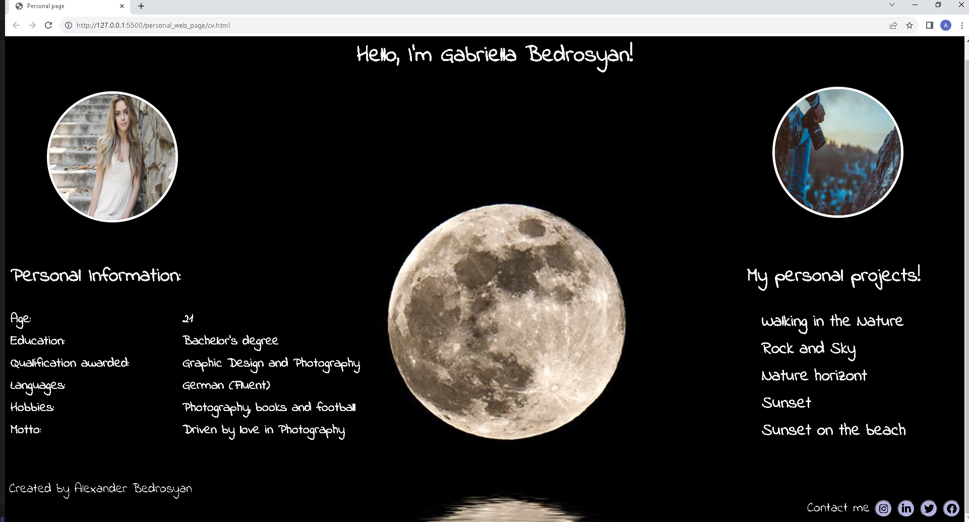 GitHub - AlexanderBedrosyan/Personal-Web-Page-With-HTML-and-CSS ...