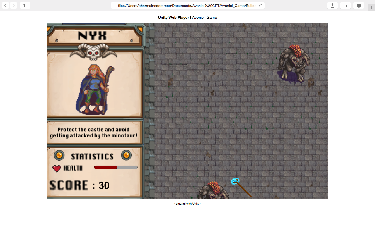 GitHub - cderamos/Avenici_Game: Final Project. Created a game in Unity.