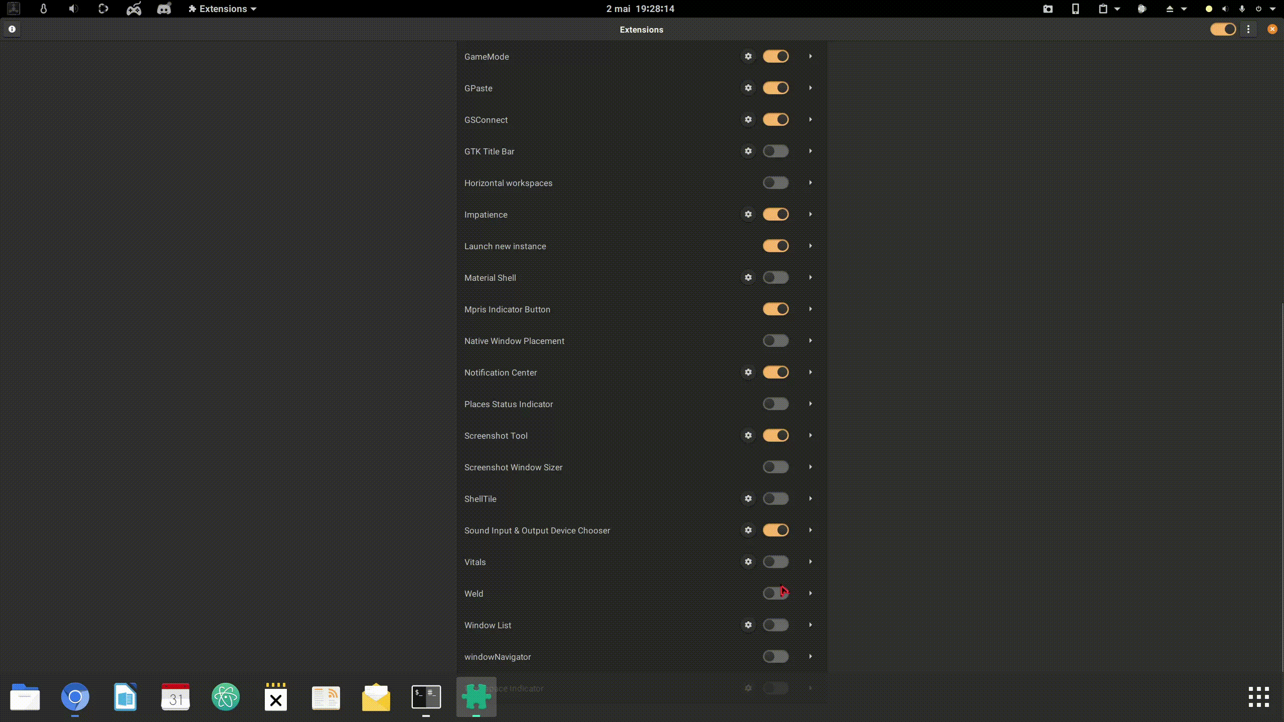 Vitals increases status bar padding of other elements · Issue 141