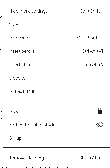 Add Icons to All Options in the Toolbar · Issue #41339 · WordPress ...