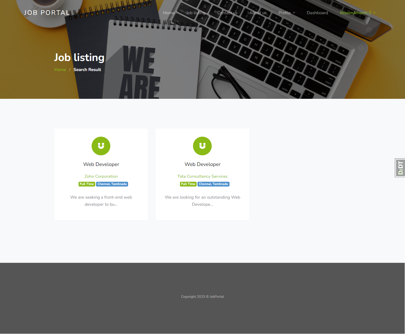GitHub - Wasim-Afreeth-Z/Online-Job-Portal-Using-Python-Django: In this ...