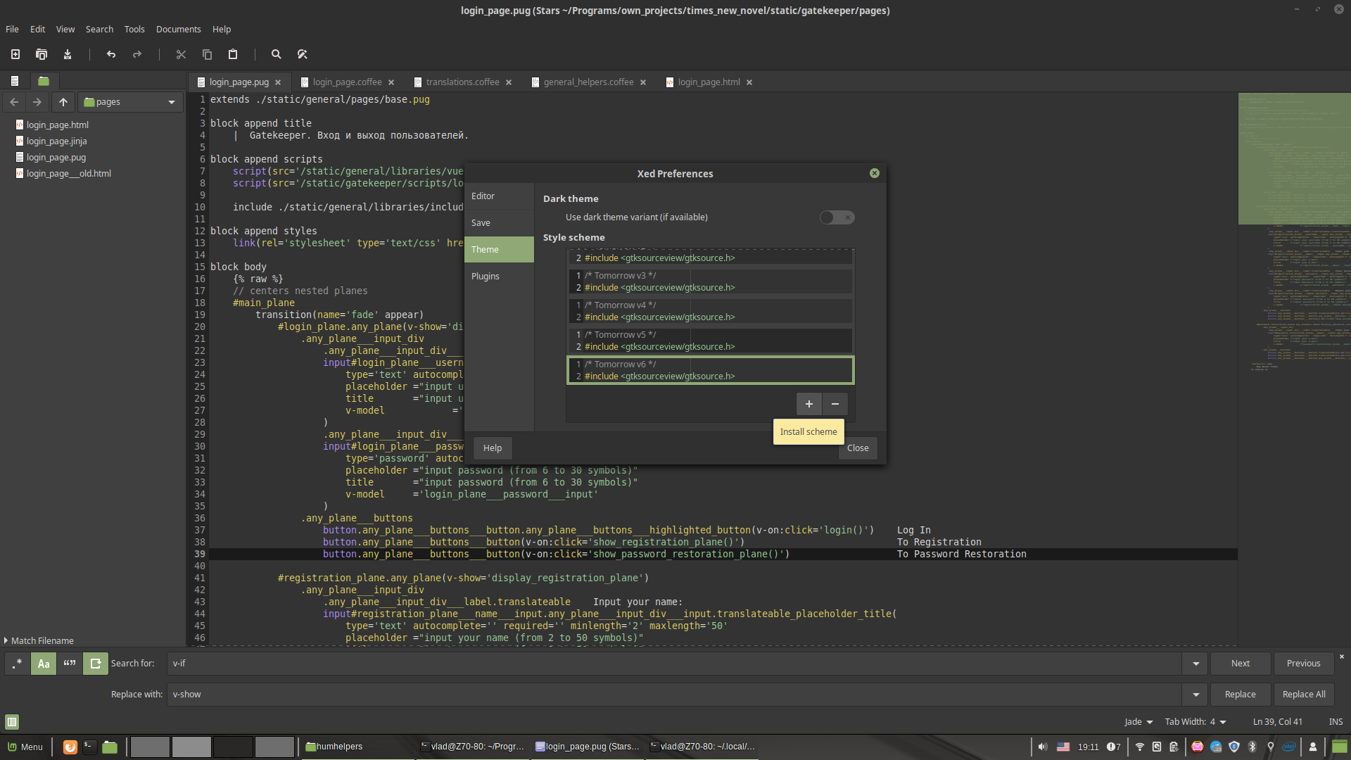 Add custom gtksourceview 3.0 theme · Issue #518 · elementary/code · GitHub