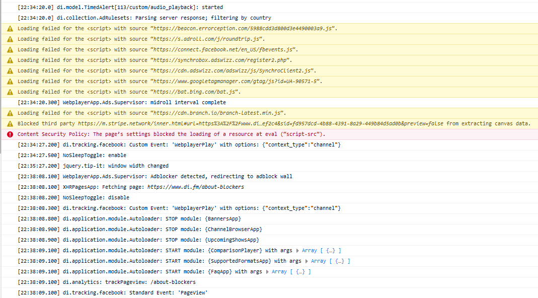 DI.FM AdBlocker detected · Issue #6454 · uBlockOrigin/uAssets · GitHub