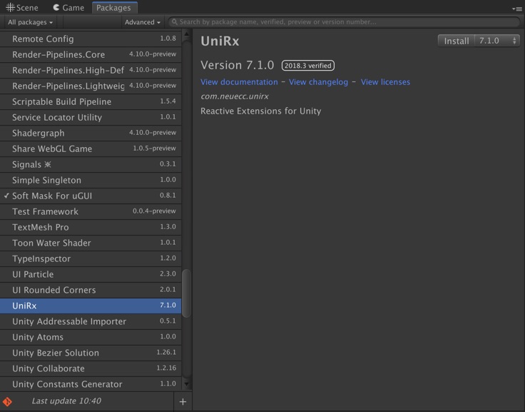 Display packages published on openupm in the package window · openupm ...