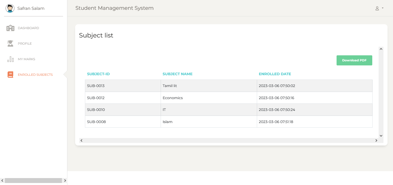 GitHub - ZabithSalam/StudentManagementSystem: This is a Laravel project