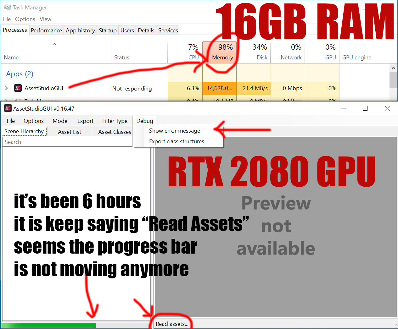 Read Assets not completing forever · Issue #701 · Perfare/Il2CppDumper ...