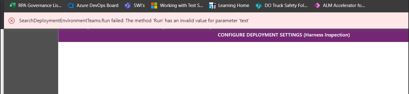 [ALM Accelerator - BUG]: Flow failure for Teams · Issue #2487 ...