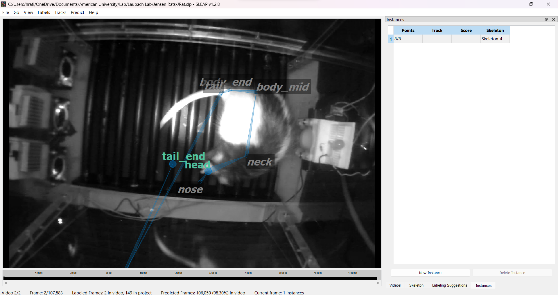 Node out of Frame · talmolab sleap · Discussion #1245 · GitHub
