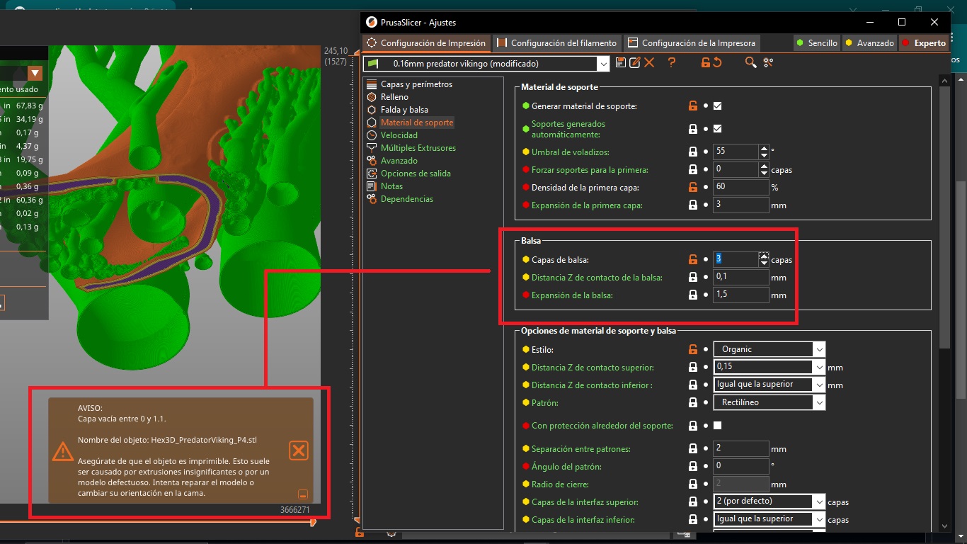 support material, non-printable layer raft. · Issue #9933 · prusa3d ...