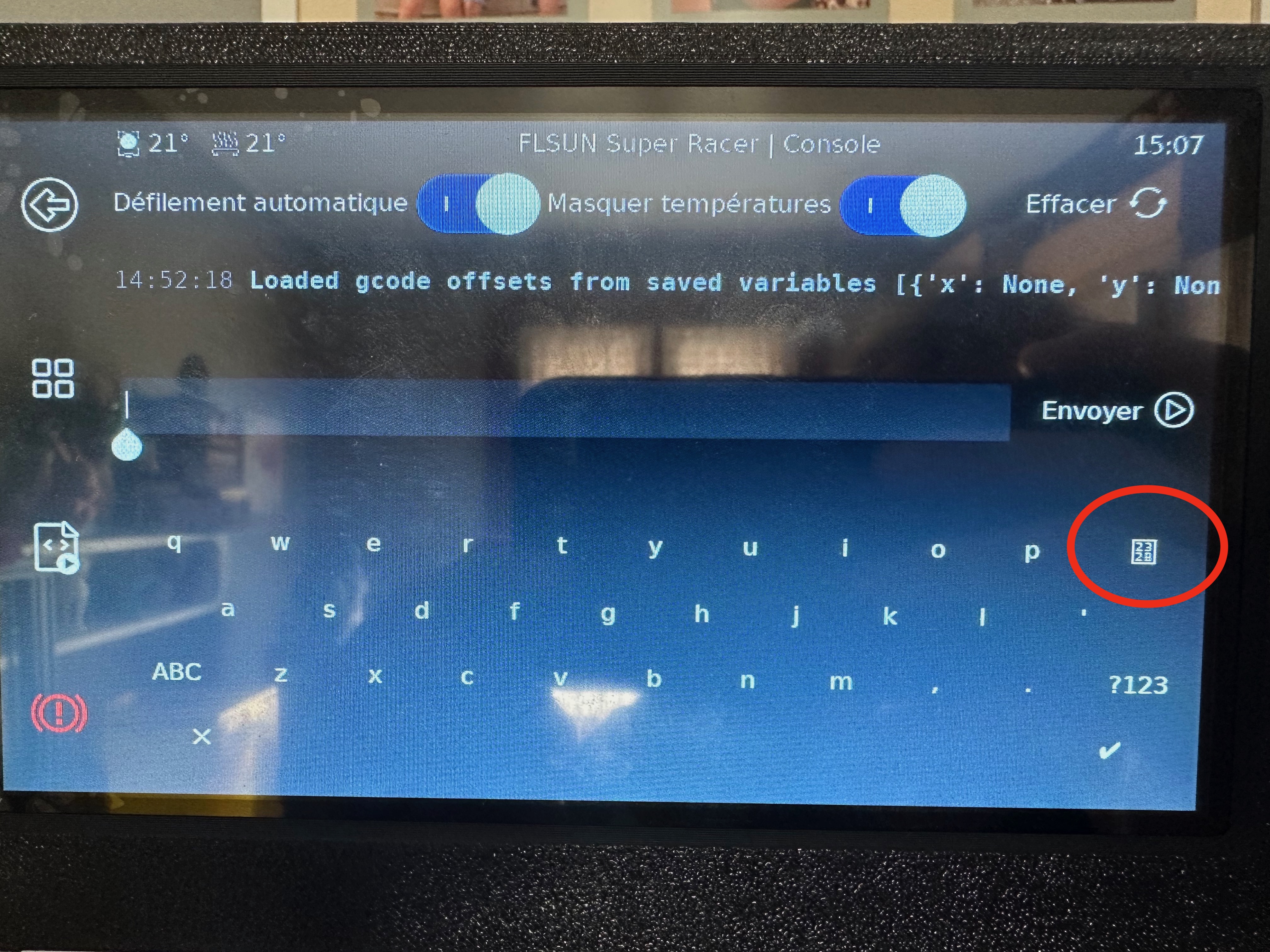 Keyboard Symbol ⌫ not recognized · Issue #770 · KlipperScreen ...