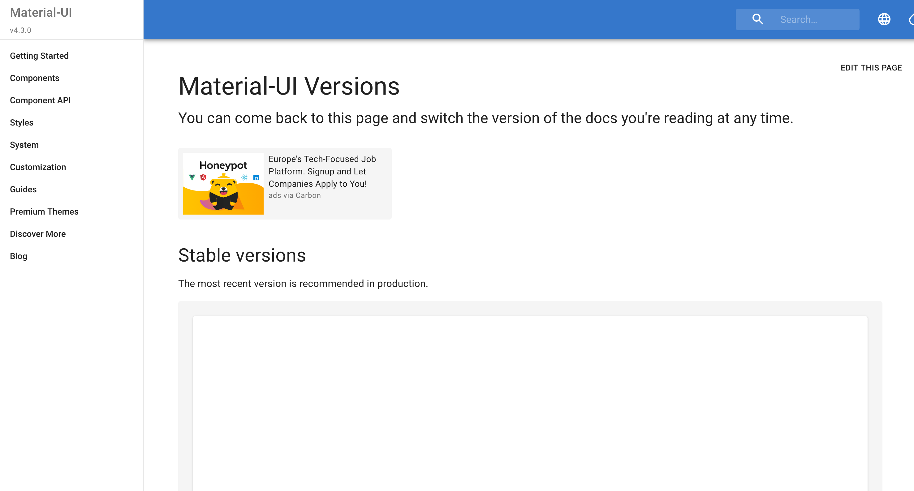 No access to docs of previous version · Issue #16794 · mui/material-ui ...