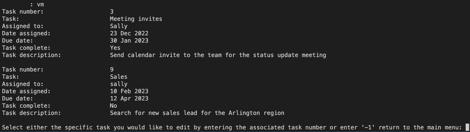 GitHub - bonolobr/task-manager: Project task management program for ...