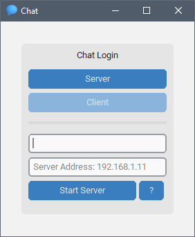 GitHub - Gilventure/Chat: A simple P2P chat desktop application, built ...