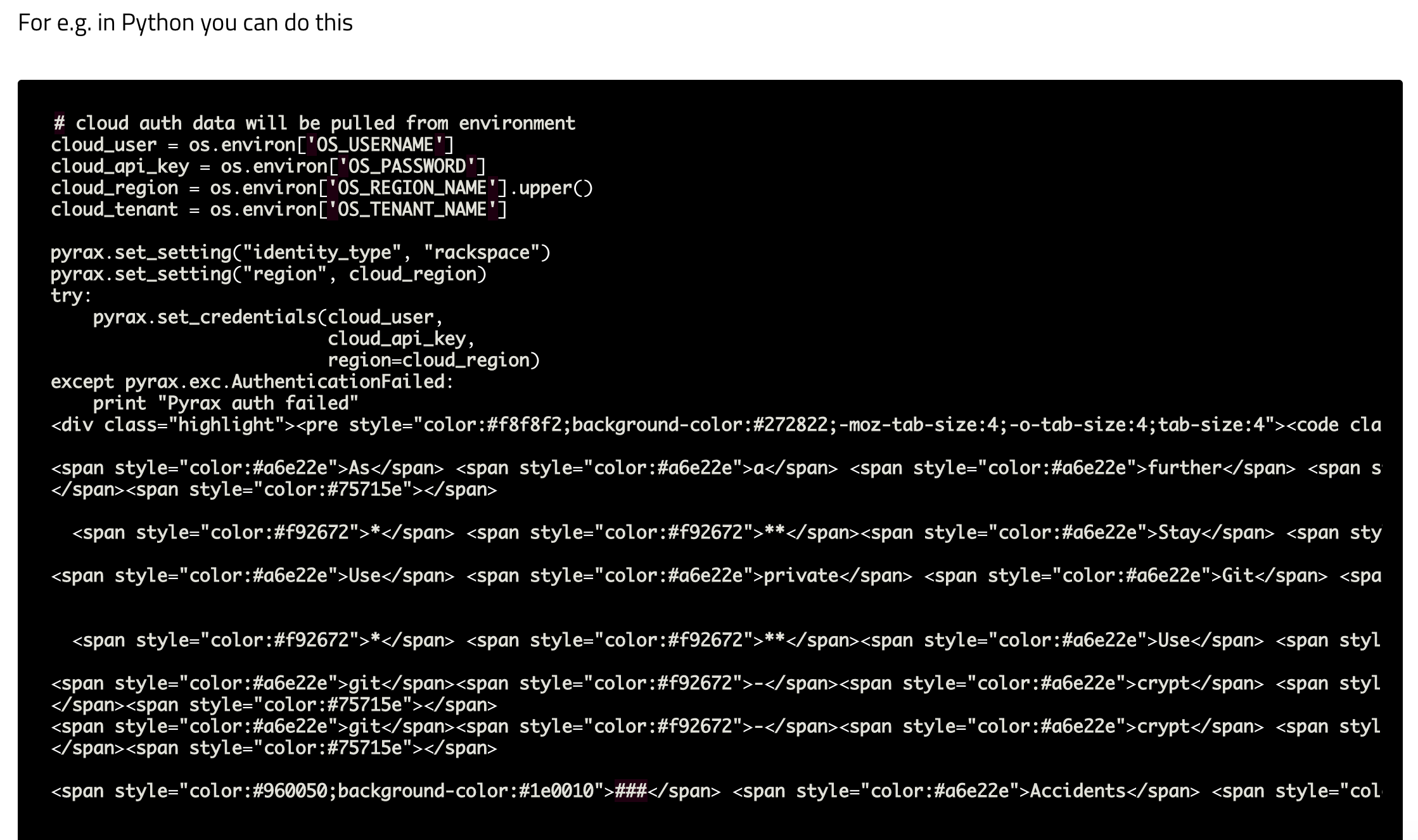 Bug: Paragraph text pulled into code block with HTML tags · Issue #84 ...