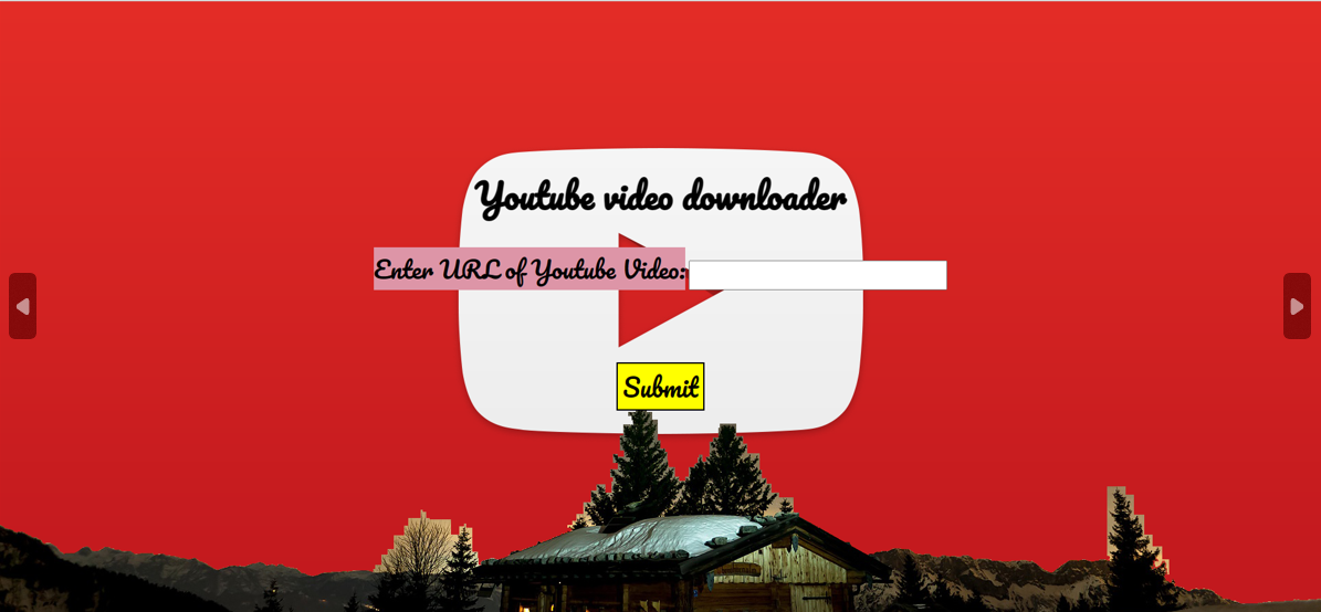 GitHub - aasthajainnmh/Youtube-Video-Downloader