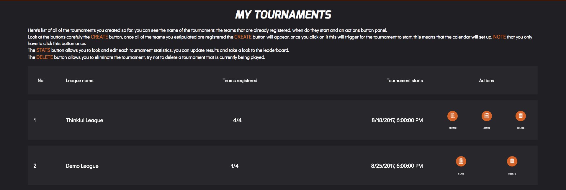GitHub - alvaro911/tourny-maker