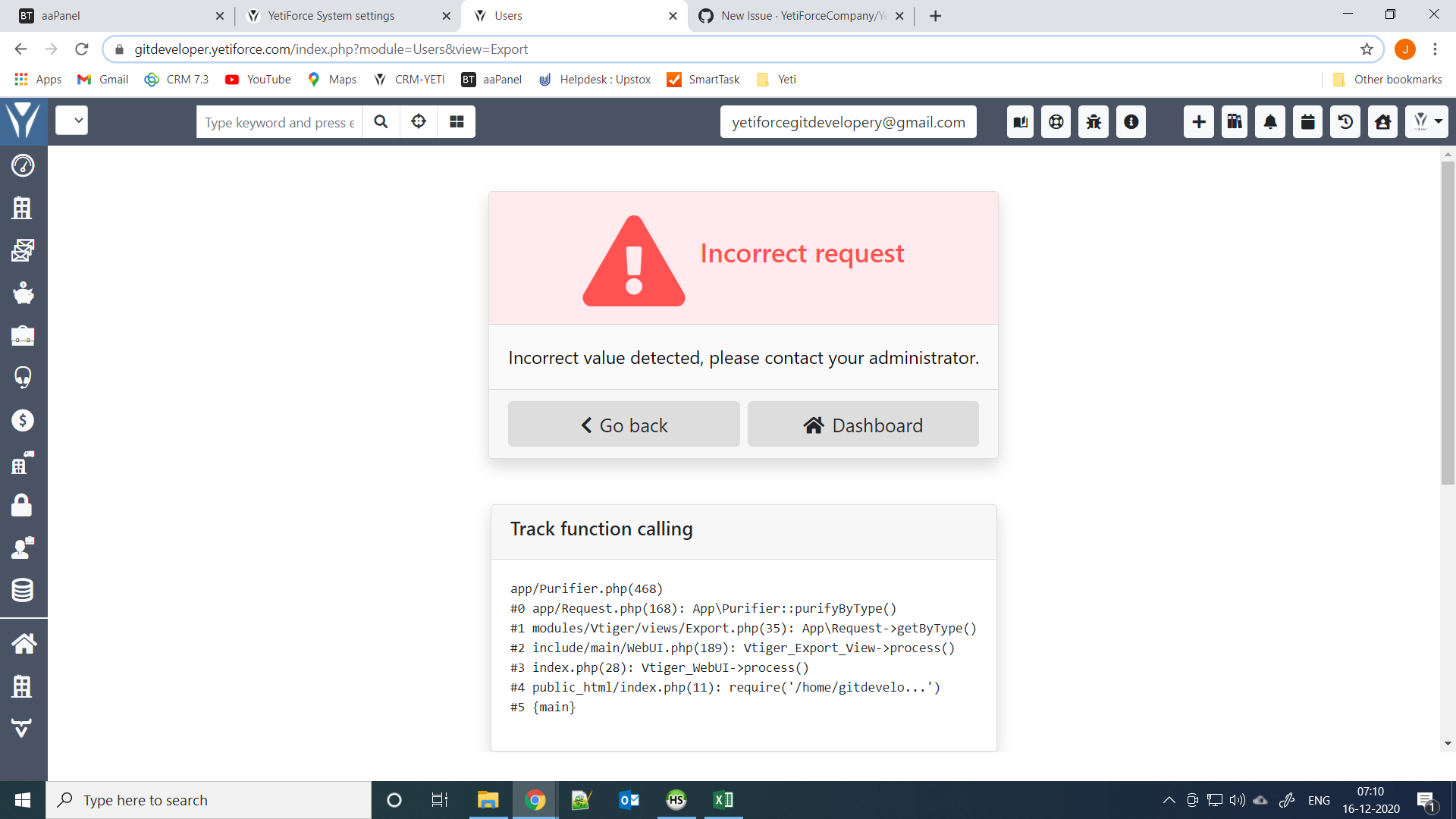 [bug] Incorrect request Error while Export Users · Issue #13927 ...