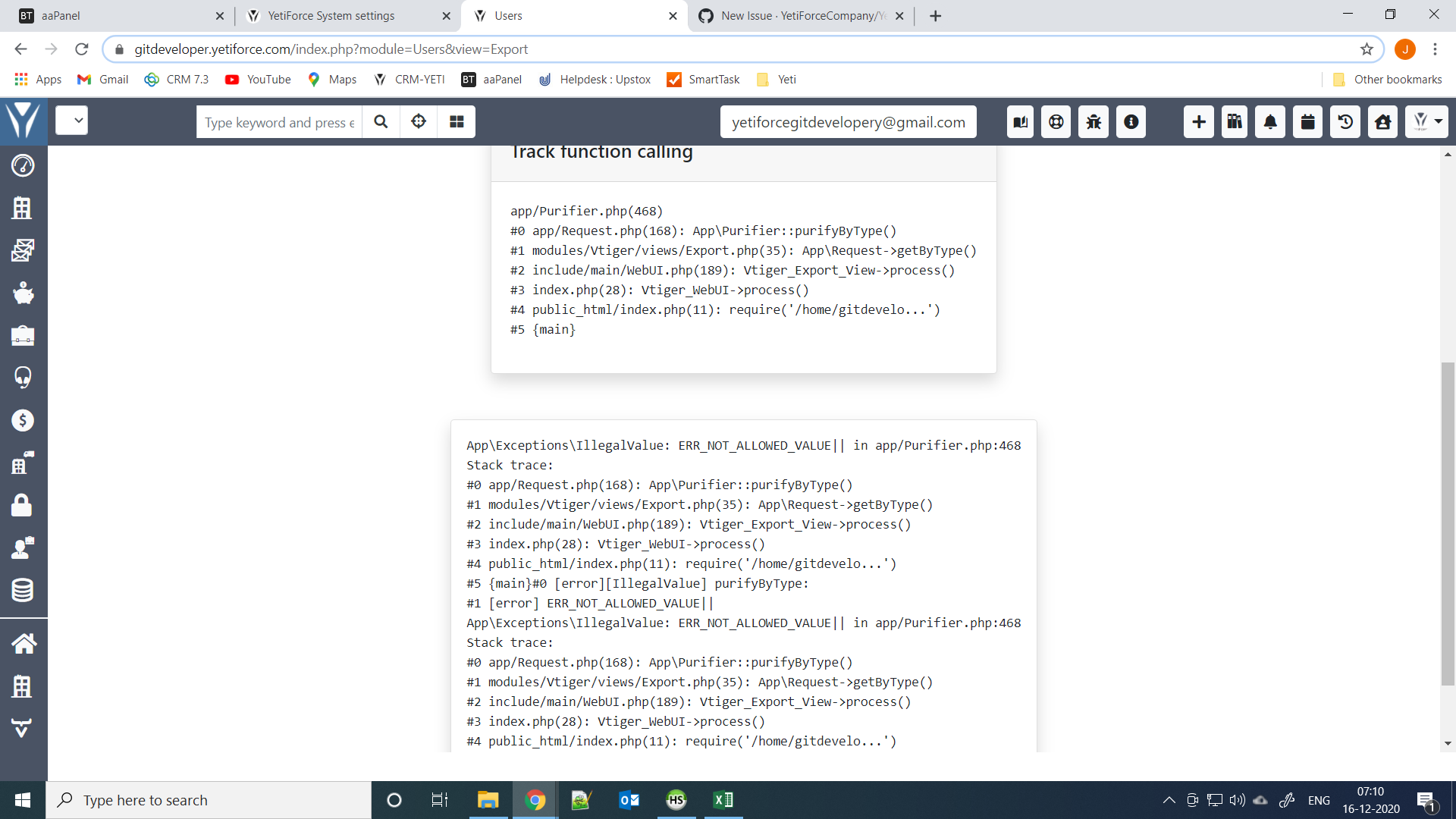 [bug] Incorrect request Error while Export Users · Issue #13927 ...