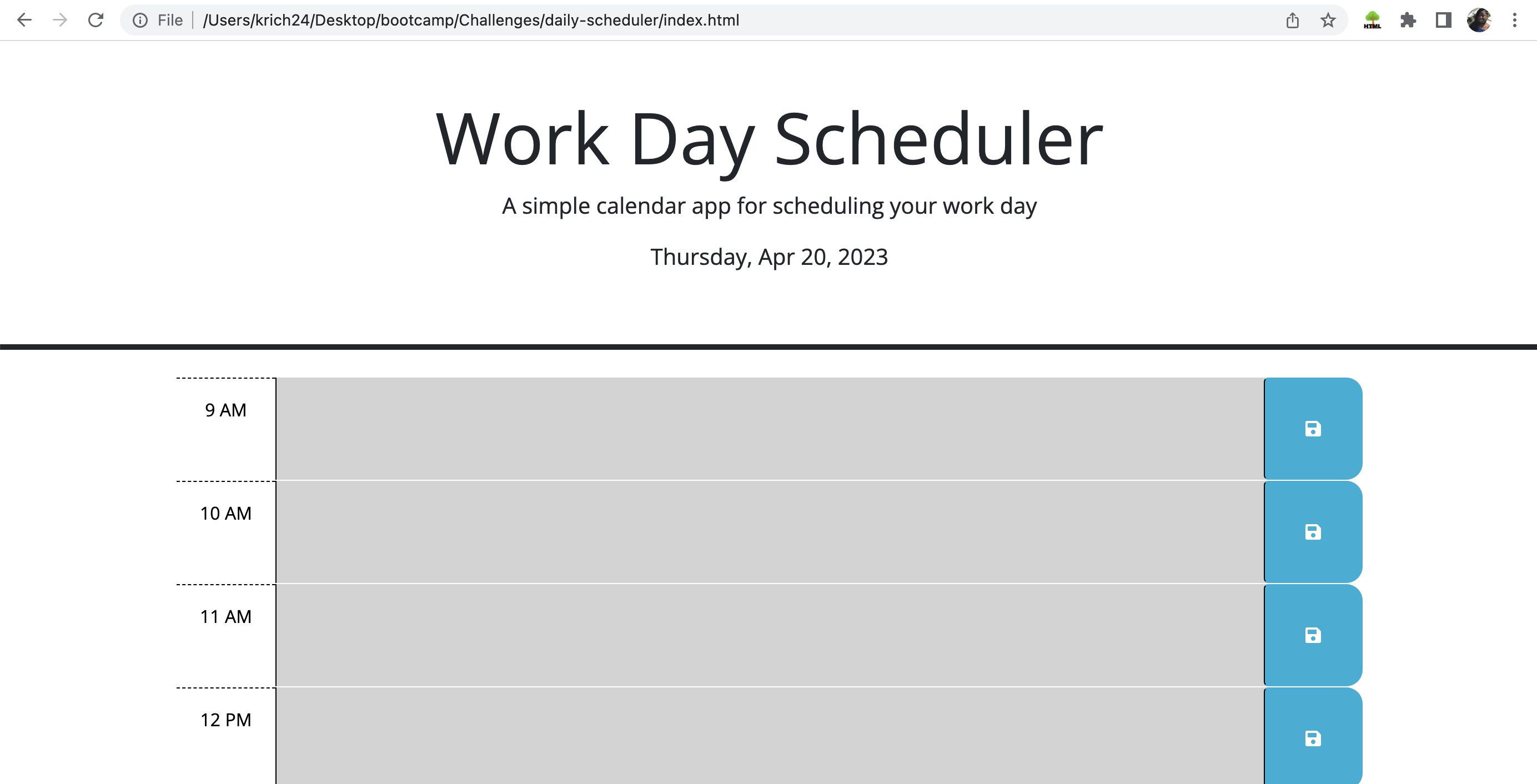 GitHub - MsKryssy/daily-scheduler: Complete daily schedule log ...