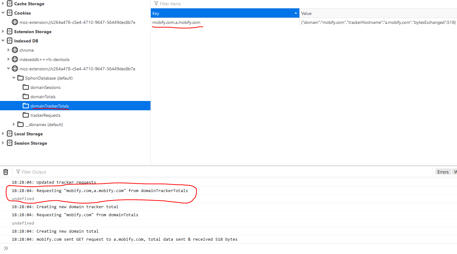 Question: Why does `Table.get()` always return `undefined` for me ...