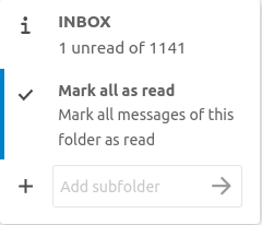 inbox counter