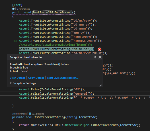 Custom timeformat only contain hour/minute/seconds will be double type ...