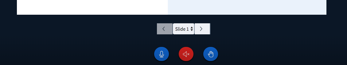 Improve placement and visual look of the presentation controls · Issue ...