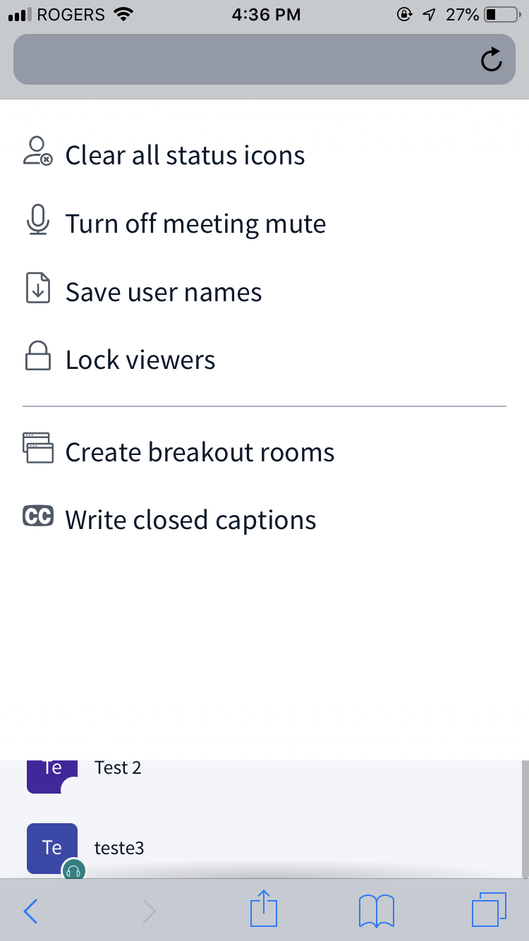 Manage users dropdown is missing the close button on mobile · Issue ...