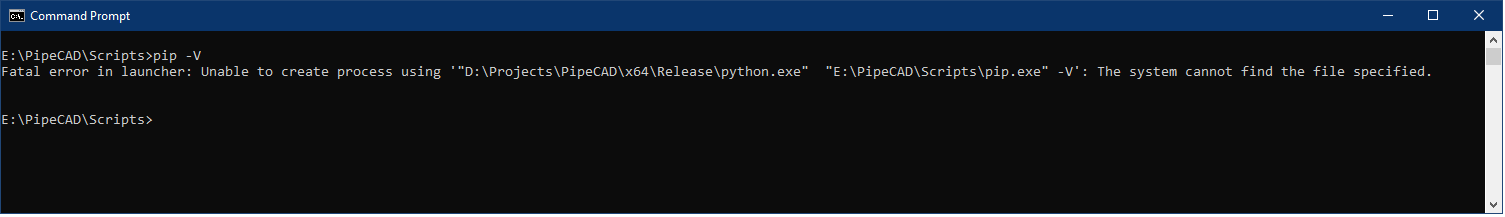 Development - Error of checking PIP version · Issue #42 · eryar/PipeCAD ...