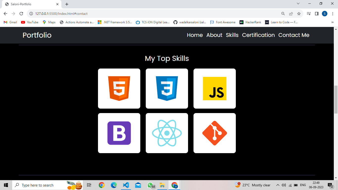 GitHub - wadalkarsaloni/Porfolio: Using HTML,CSS,Bootstrap