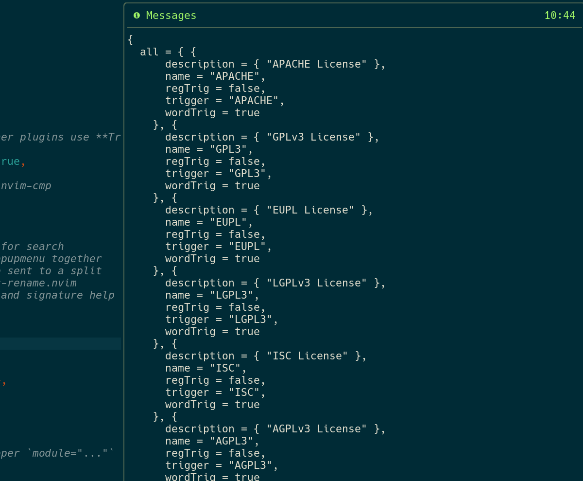 search_count skip not working, long_message_to_split not working