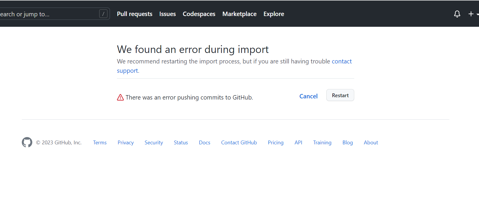 Help migrating a 4 5 gb azure devops git repo to github community