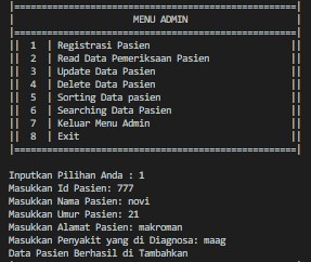 GitHub - Kelompok-6-ASD/Projek-Akhir-Rumah-Sakit: Kelompokm 6 Projek ...