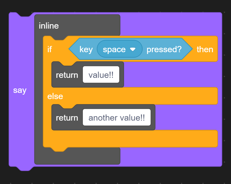 Custom reporter and boolean blocks · Issue #568 · TurboWarp/extensions ...